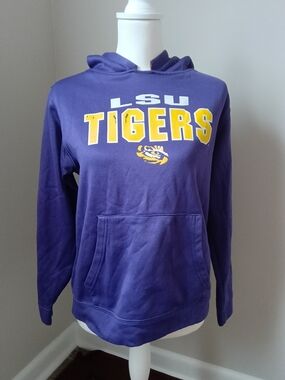 LSU Tigers Off-the-Shoulder Sweater – Purple